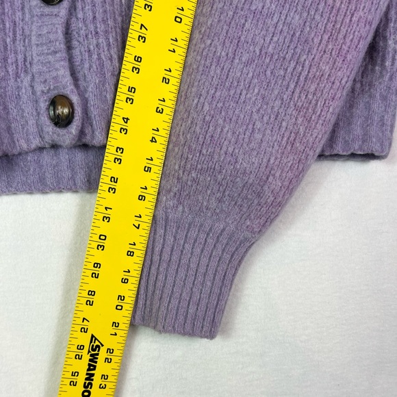 Baum Und Pferdgarten alpaca blend cardigan button closure balloon sleeves. - Picture 7 of 11